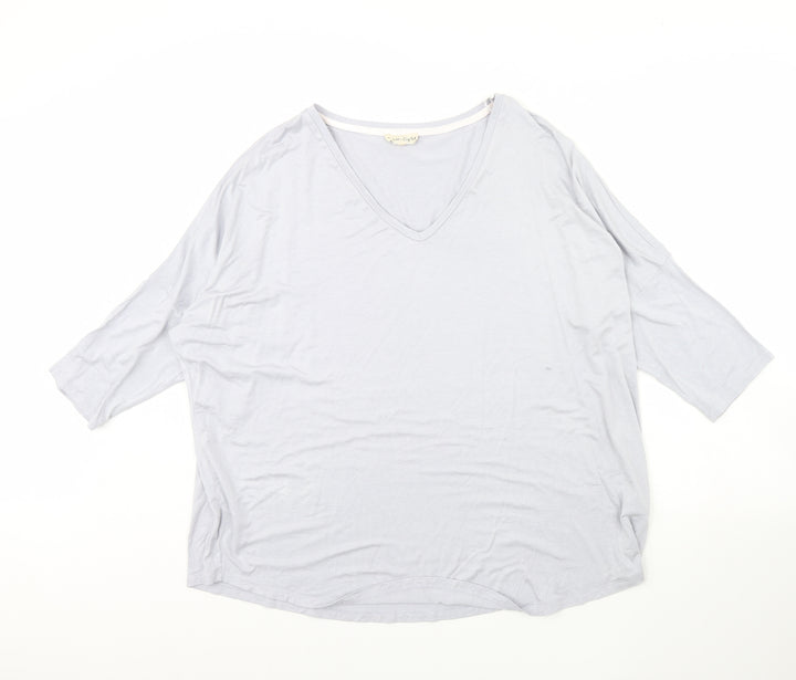 Phase Eight Womens Grey Basic Blouse Size 16