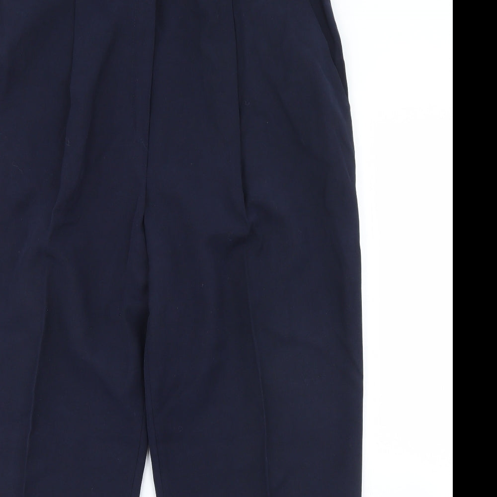 M&s Womens Blue   Trousers  Size 16 L30 in