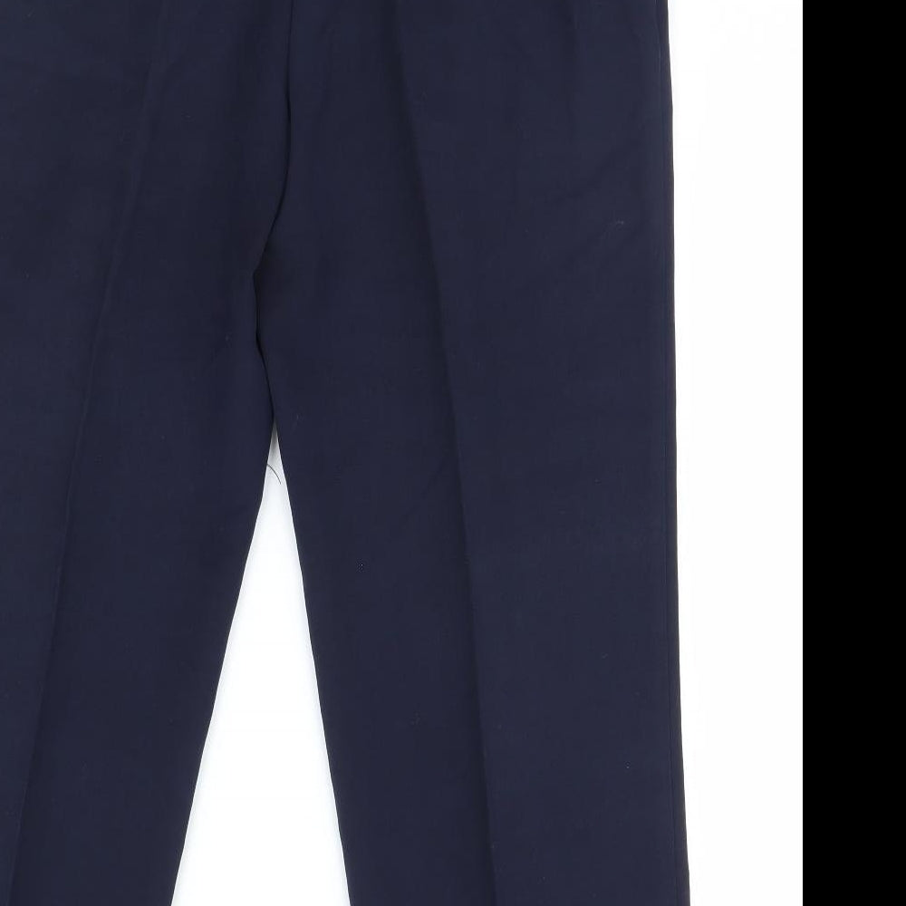 M&s Womens Blue   Trousers  Size 16 L30 in