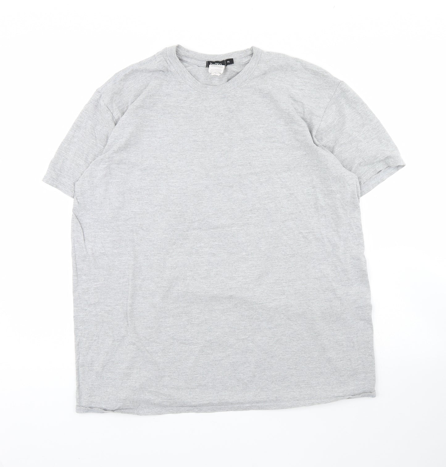 Boohoo Mens Grey    T-Shirt Size XL