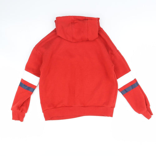 Primark Girls Red   Pullover Hoodie Size 7 Years  - Idaho
