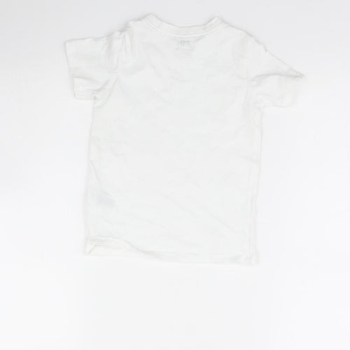 H&M Boys White   Basic T-Shirt Size 2 Years