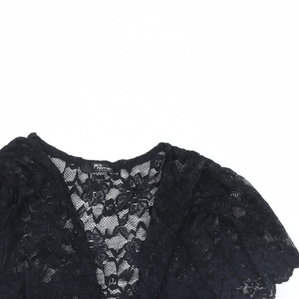 Jane Norman Womens Black   Cardigan Jumper Size 16