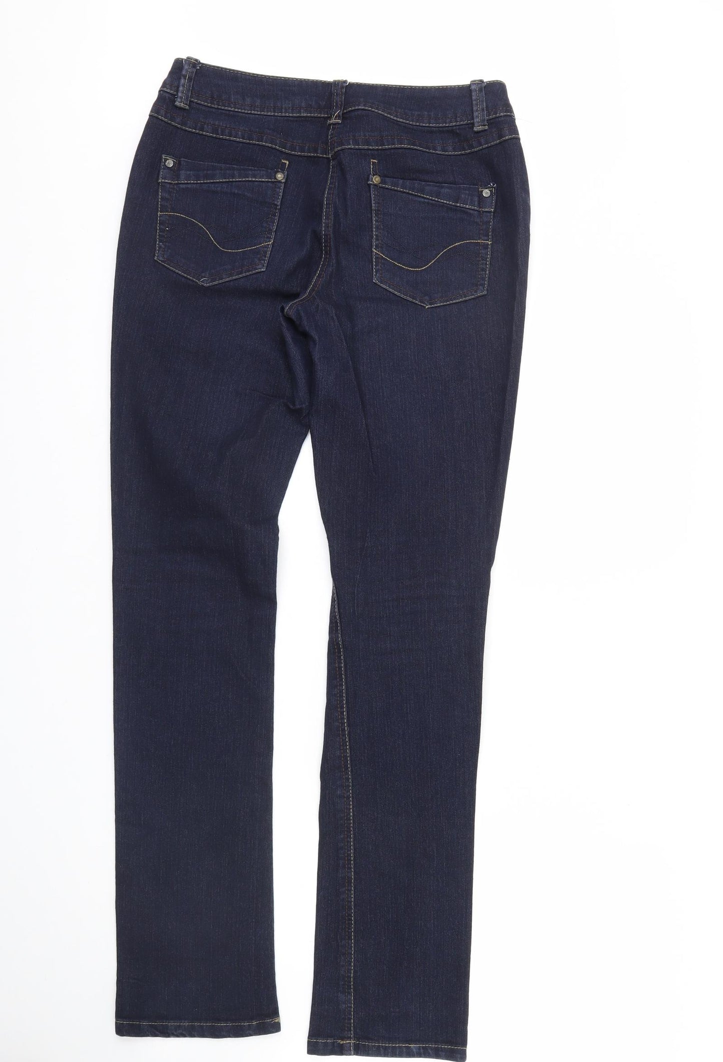 George Womens Blue  Denim Bootcut Jeans Size 12 L34 in