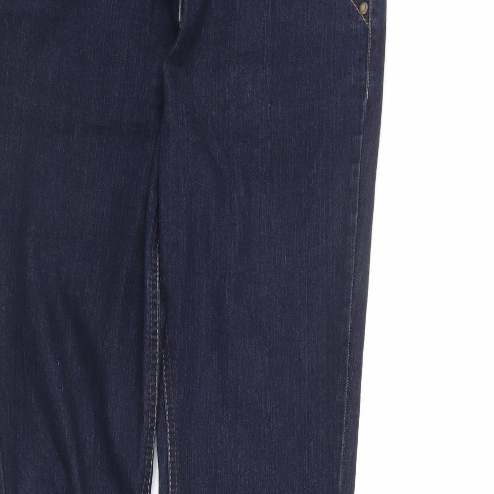 George Womens Blue  Denim Bootcut Jeans Size 12 L34 in