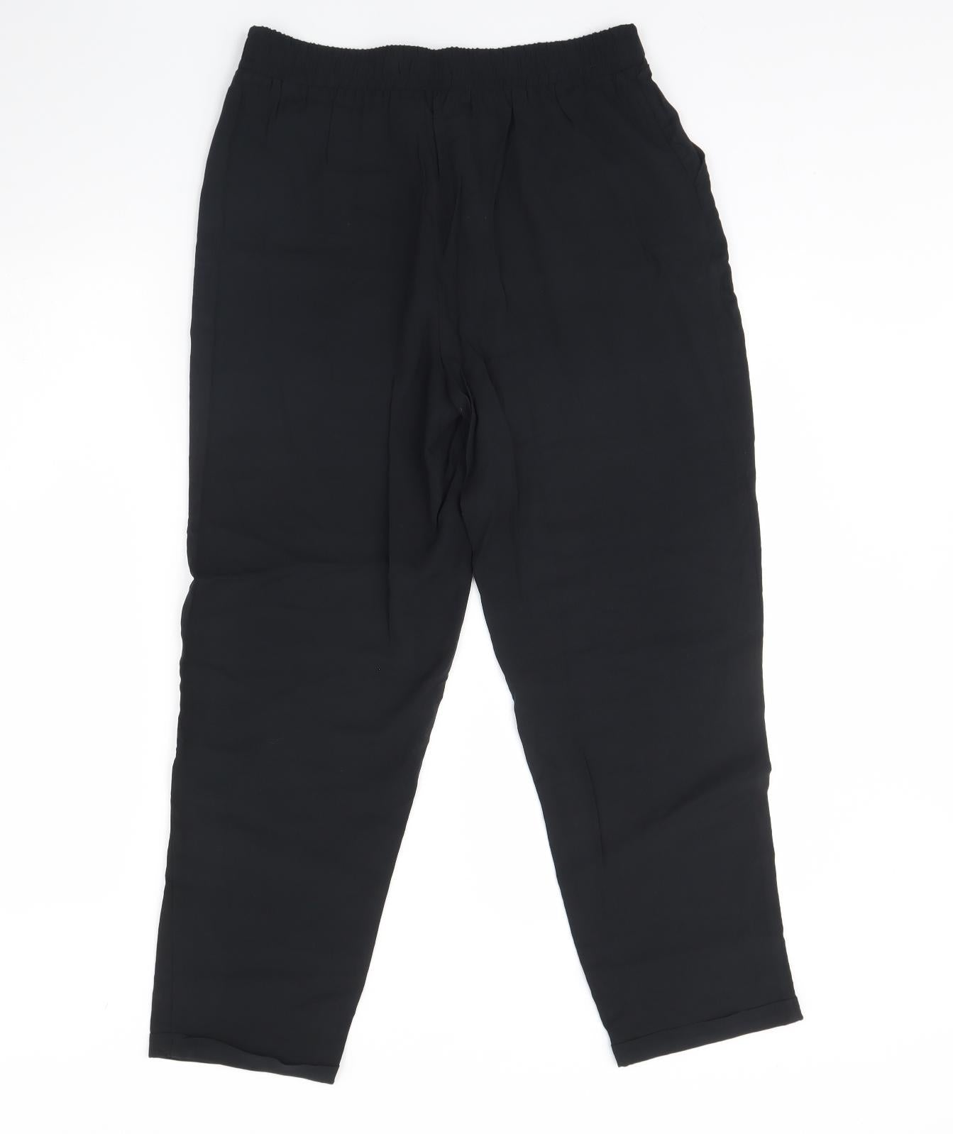 Primark Womens Black   Trousers  Size 12 L28 in