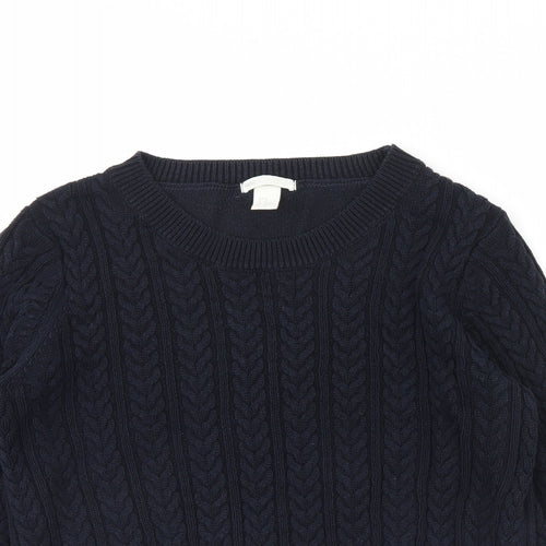 H&M Womens Blue   Pullover Jumper Size M