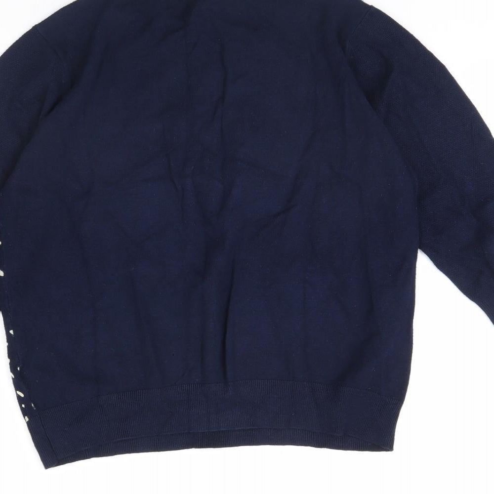 Jasper Conran Womens Blue   Pullover Jumper Size 14