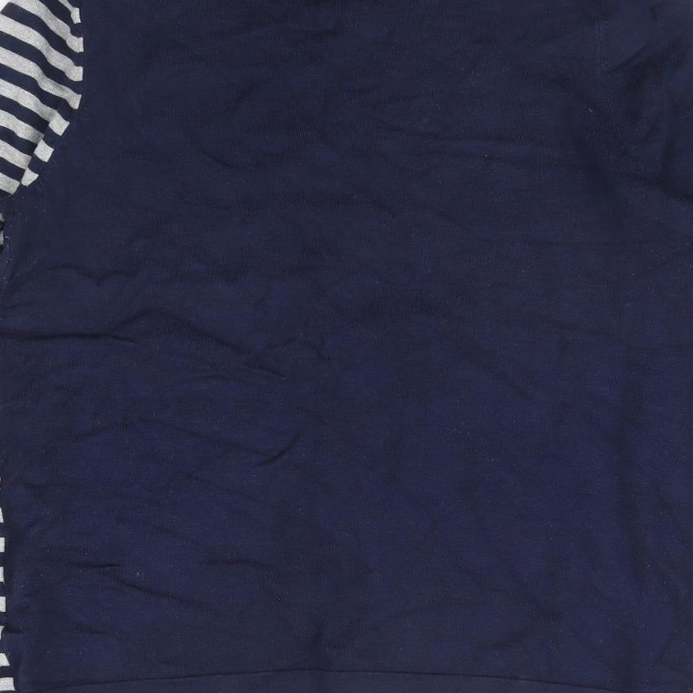 Bonmarche Womens Blue Striped  Pullover Jumper Size 12