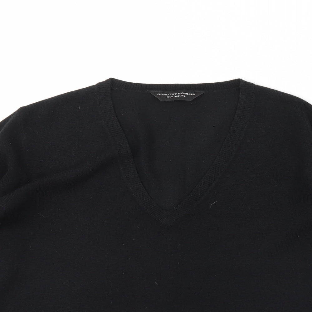 Dorothy Perkins Womens Black   Pullover Jumper Size 14