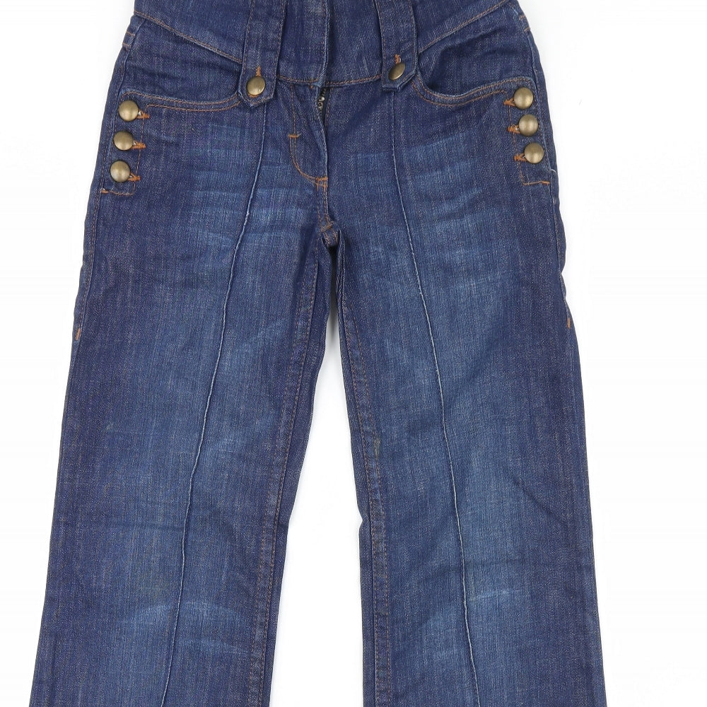 NEXT Womens Blue  Denim Straight Jeans Size 6 L30 in