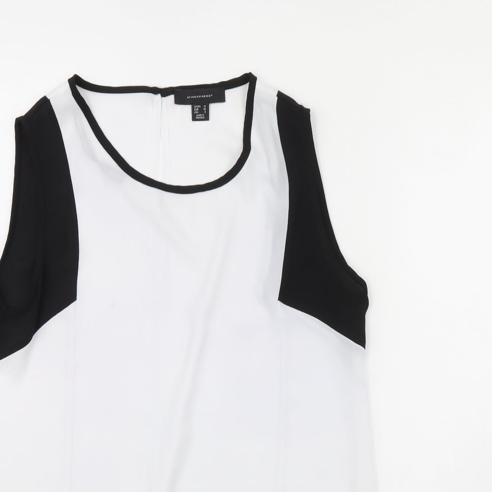 Atmosphere Womens White   Basic Tank Size 12
