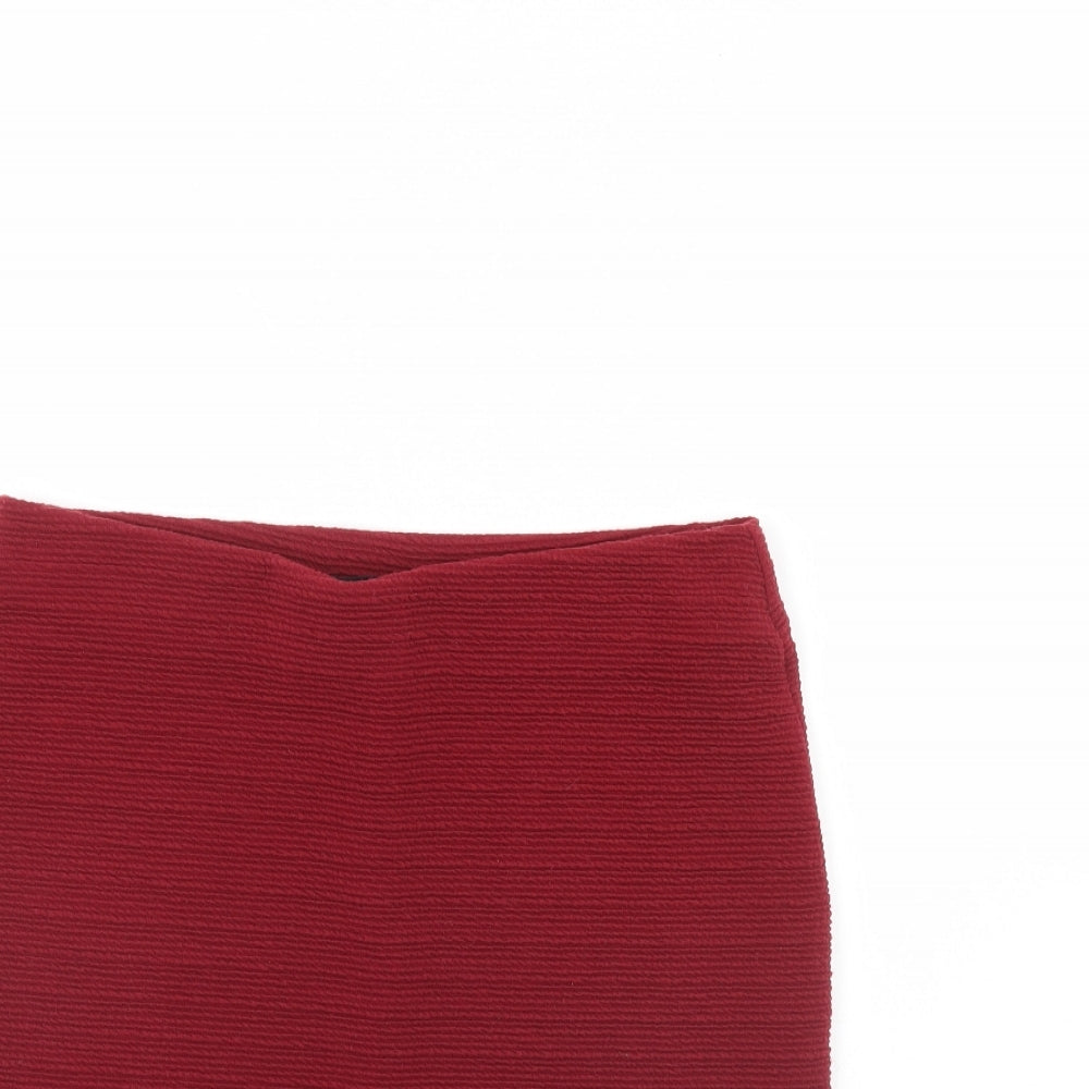 New Look Womens Red   Mini Skirt Size 14