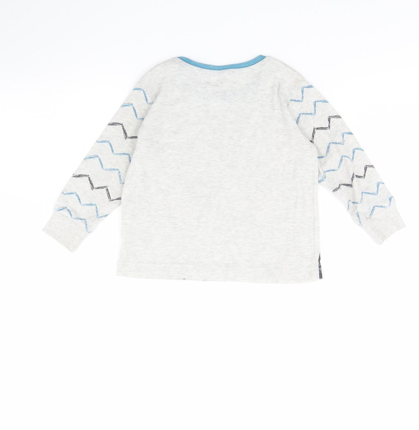 Preworn Baby Grey   Basic T-Shirt Size 12 Months