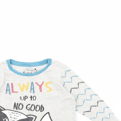 Preworn Baby Grey   Basic T-Shirt Size 12 Months