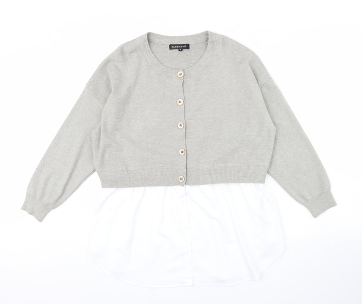 Cameo rose Womens Grey   Pullover Jumper Size M