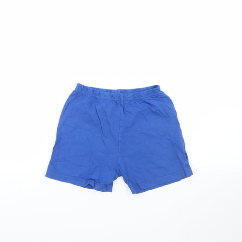 Primark Boys Blue Solid   Sleep Shorts Size 6 Years