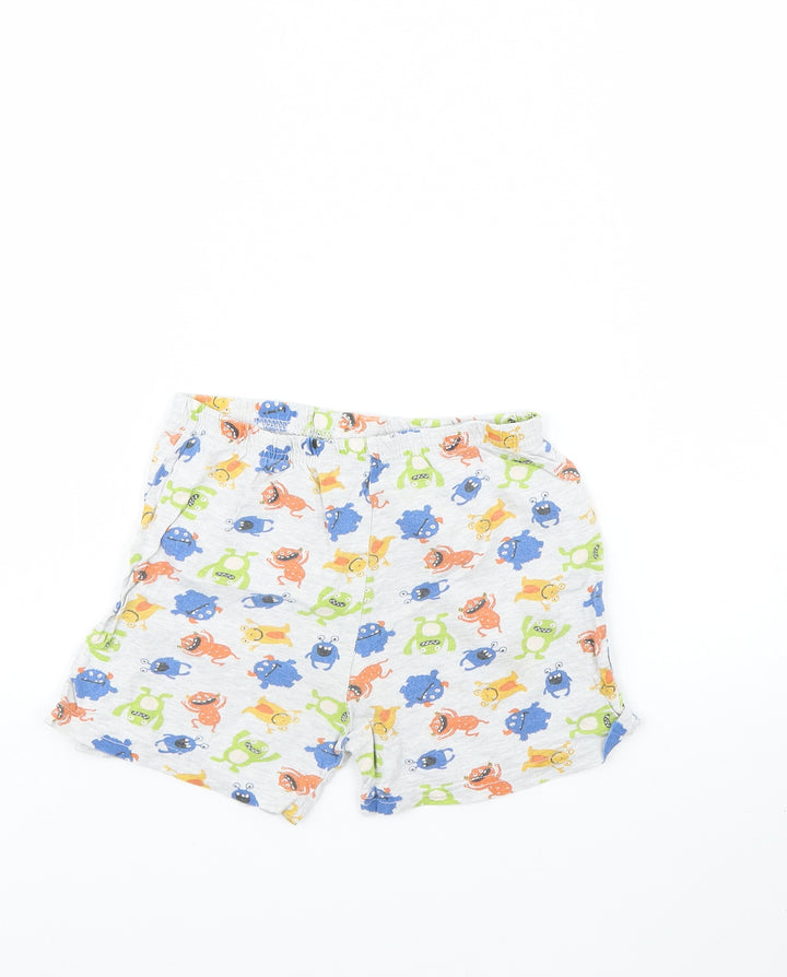 Primark Boys Green Spotted Sleep Shorts Size 6 Years