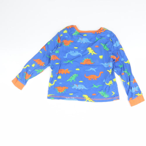 George Boys Blue Animal Print   Pyjama Top Size 6 Years  - Dinosaur