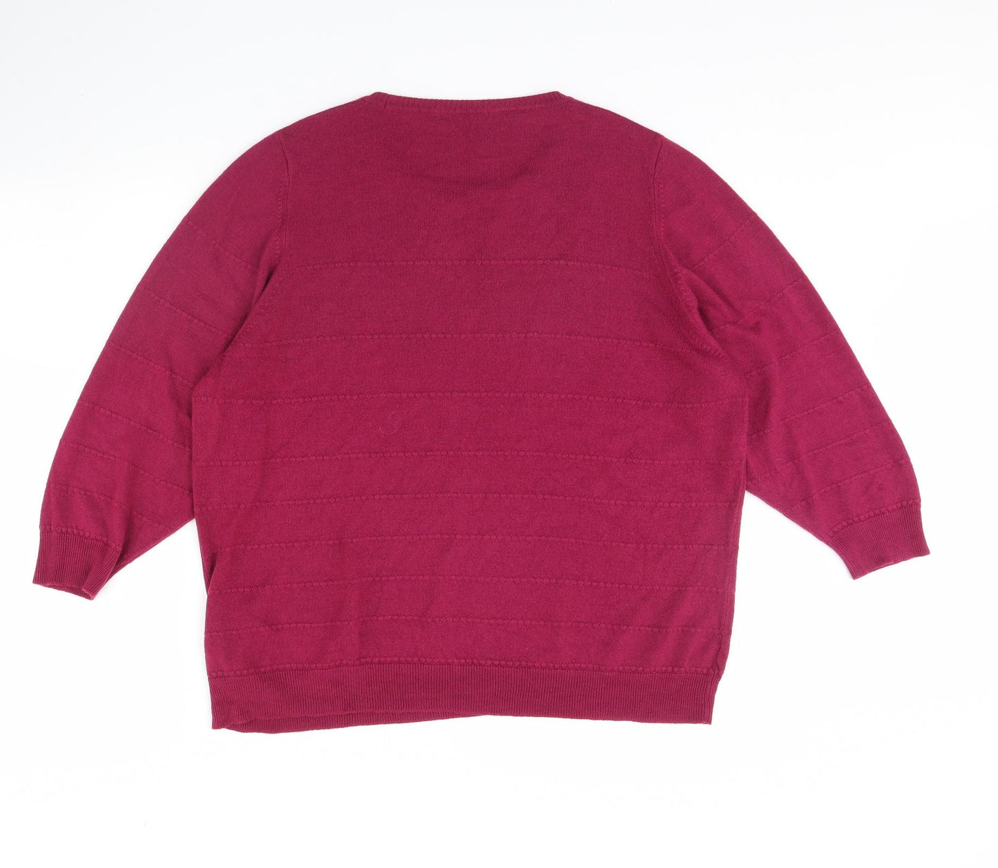 M&S Womens Pink   Pullover Jumper Size 22