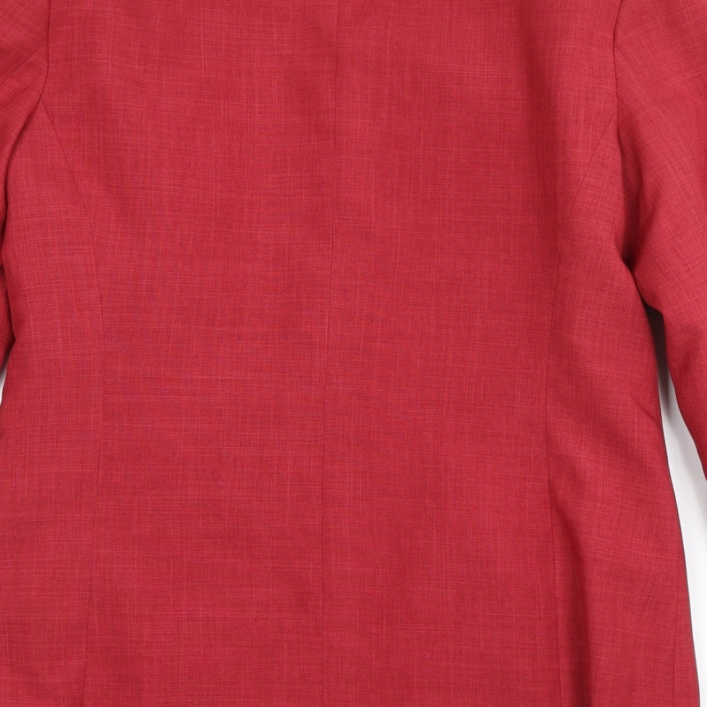 George Womens Red   Jacket Blazer Size 12