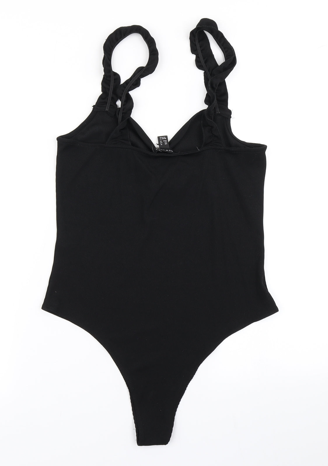 New Look Womens Black   Bodysuit One-Piece Size 16
