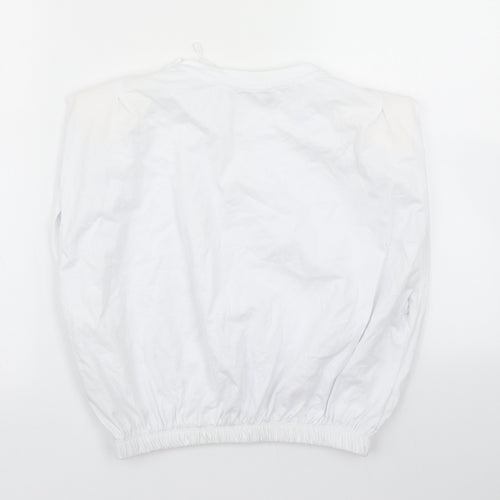 Bershka Womens White   Cropped Tank Size S