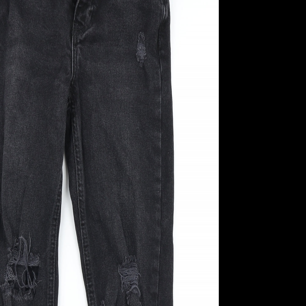 915 Generation Girls Black  Denim  Jeans Size 11 Years - Distressed