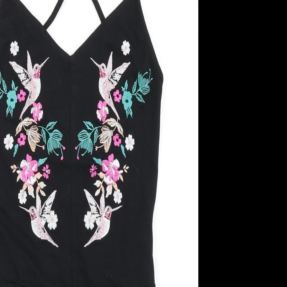 Lipsy Womens Black   Bodysuit One-Piece Size 6