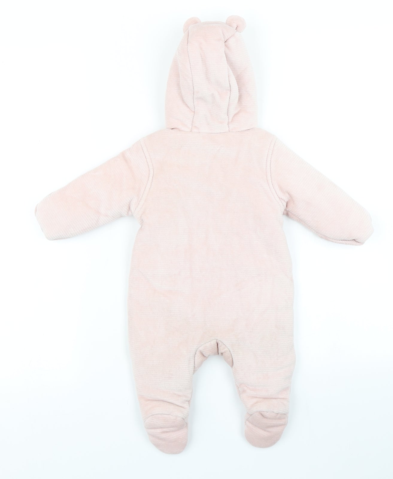 George Girls Pink   Jacket Snowsuit Size 0-3 Months