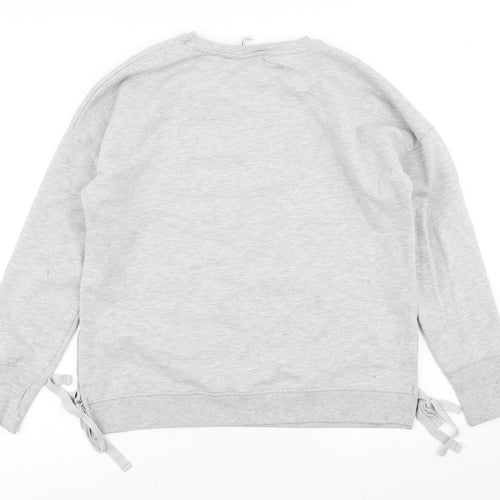 Souluxe Womens Grey   Pullover Sweatshirt Size M