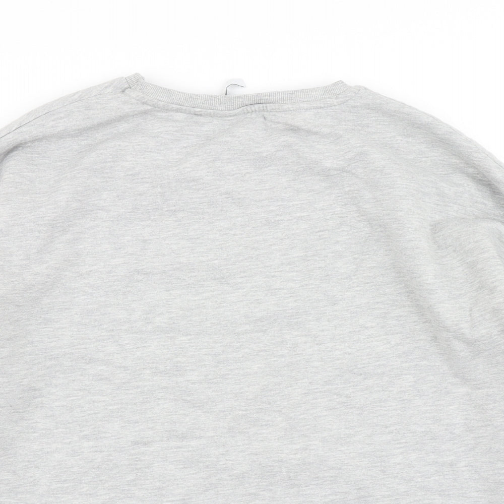 Souluxe Womens Grey   Pullover Sweatshirt Size M