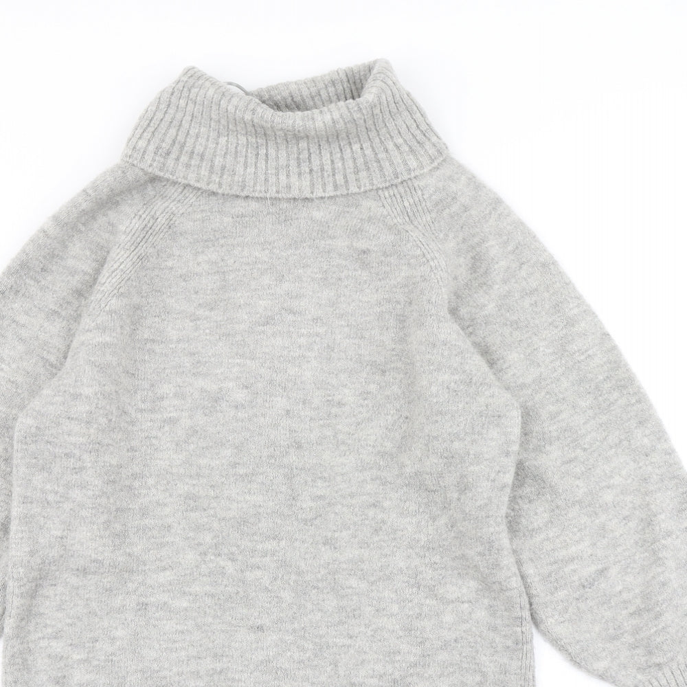 F&F Womens Grey   Jumper Dress  Size 10