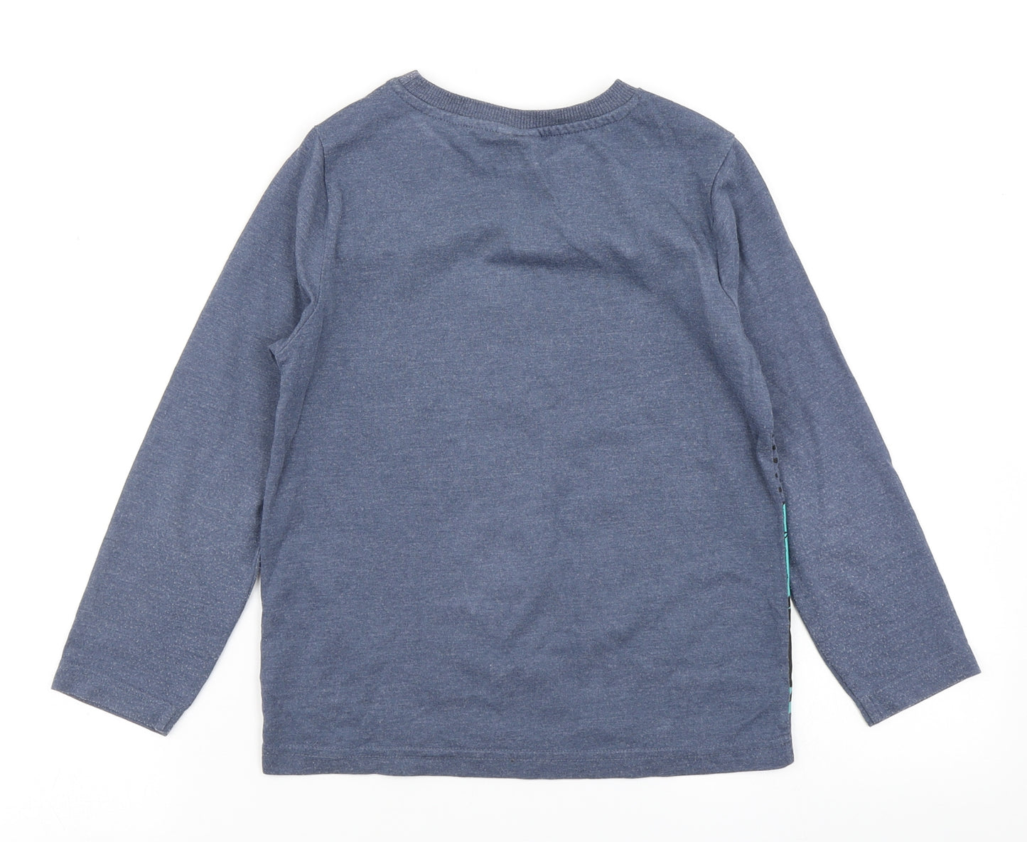 F&F Boys Blue   Basic T-Shirt Size 6-7 Years  - Marvel Superheroes