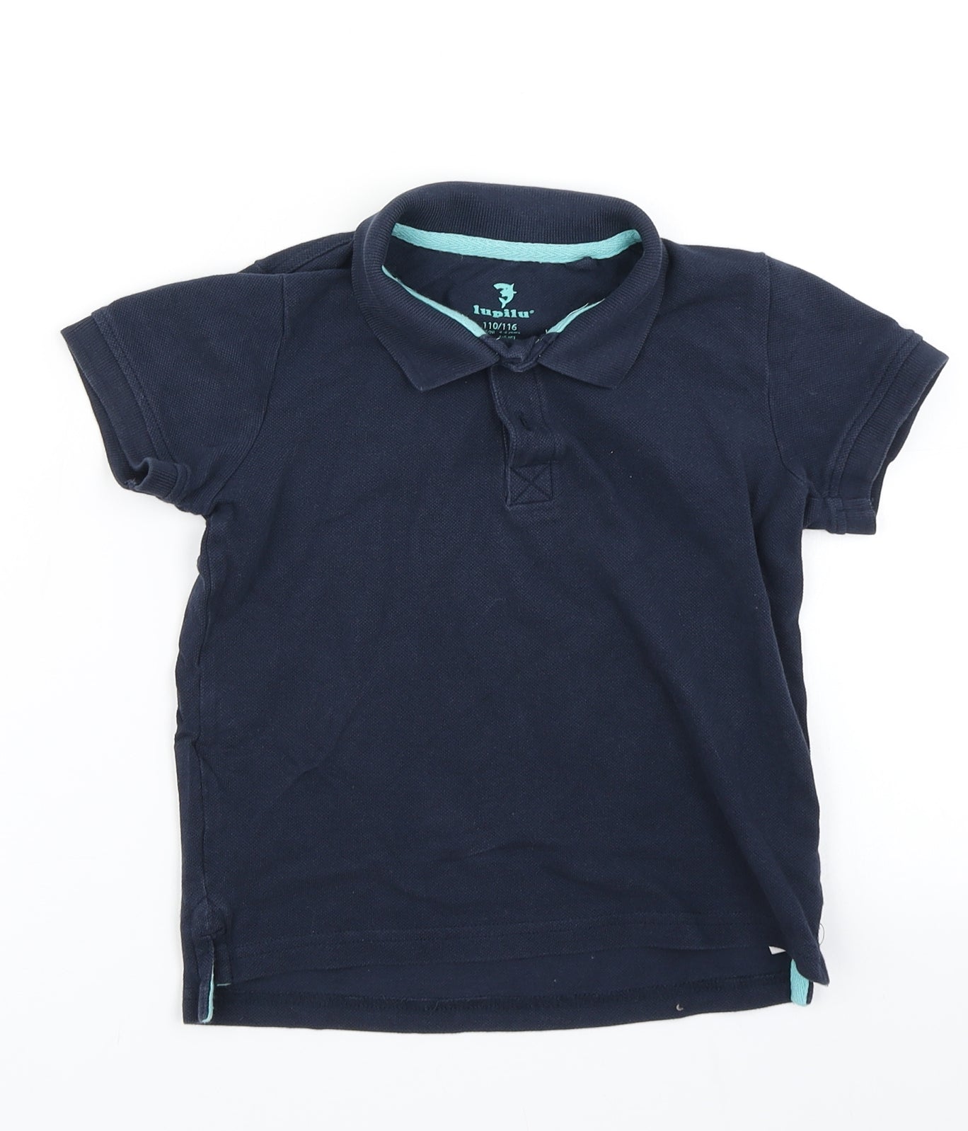 Lupilu Boys Blue   Basic Polo Size 4-5 Years