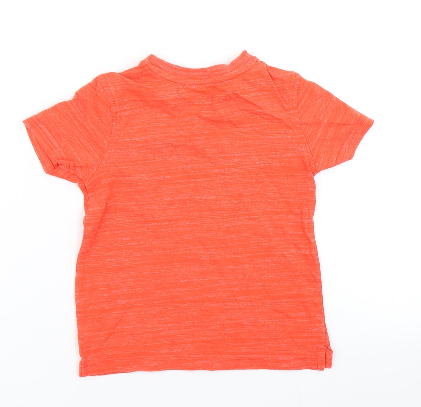 George Boys Orange   Basic T-Shirt Size 2-3 Years