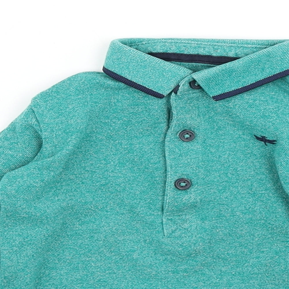 Matalan Boys Green   Basic Polo Size 12-18 Months