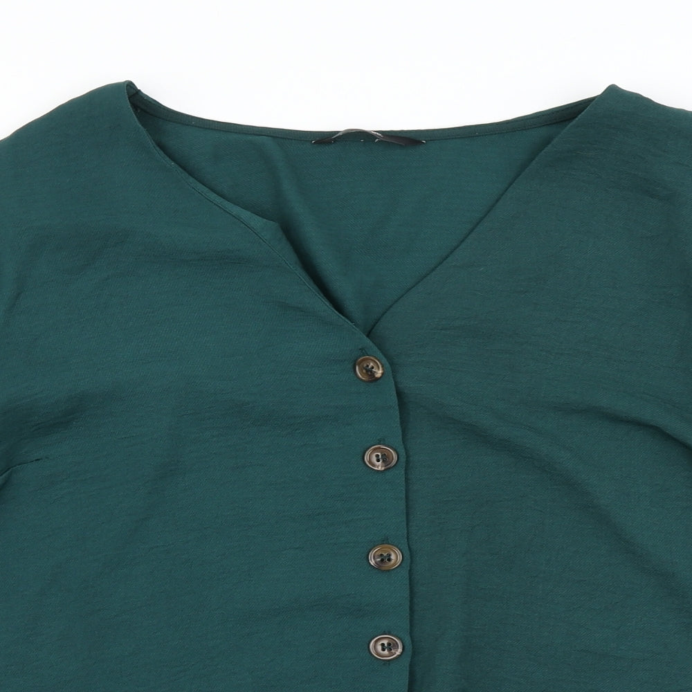 George Womens Green   Basic Blouse Size 16