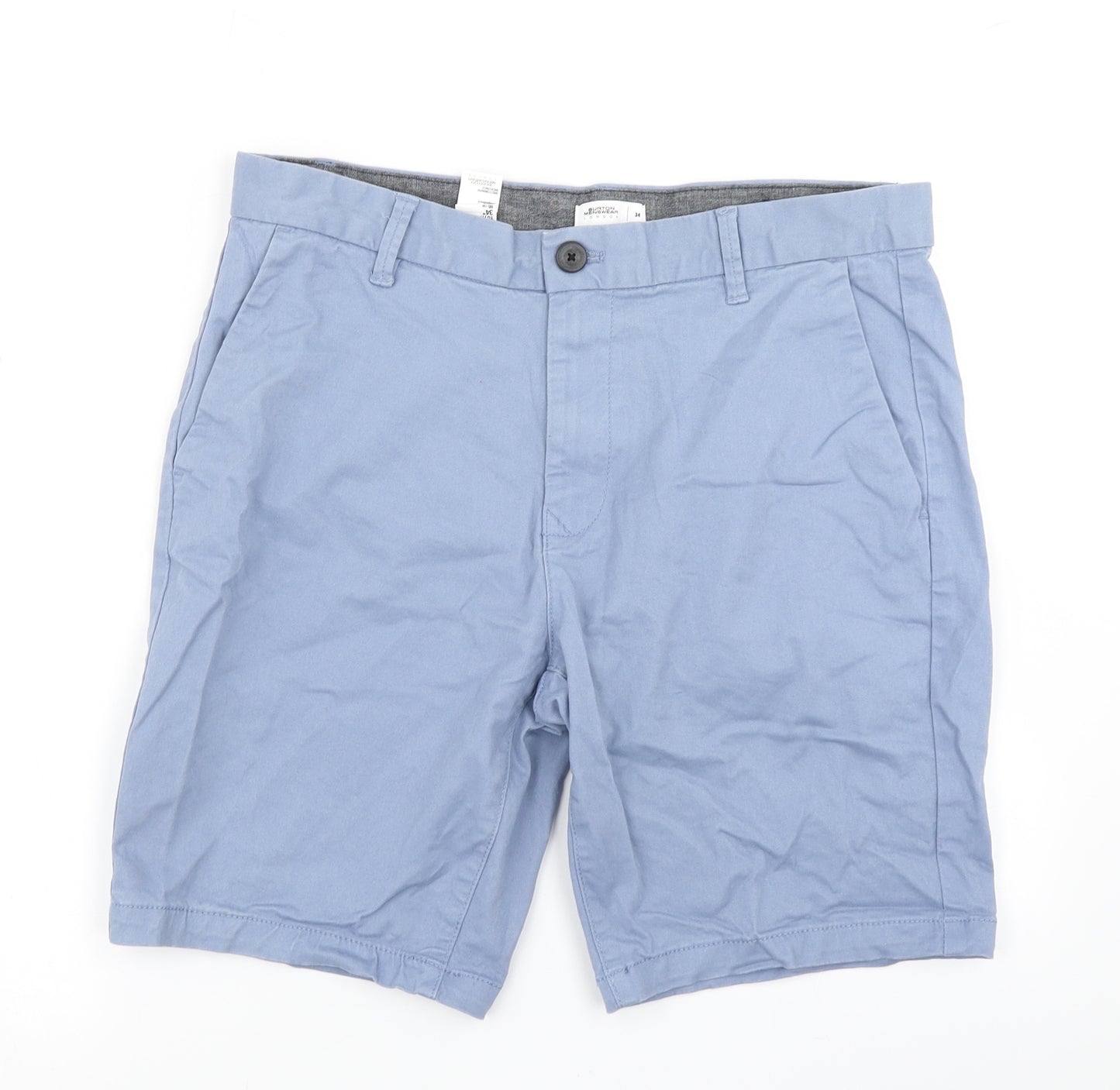 Burton Mens Blue   Chino Shorts Size 34 in