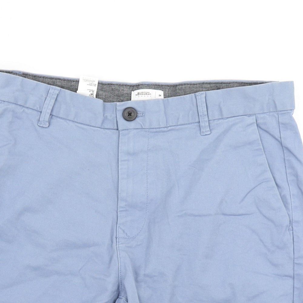 Burton Mens Blue   Chino Shorts Size 34 in