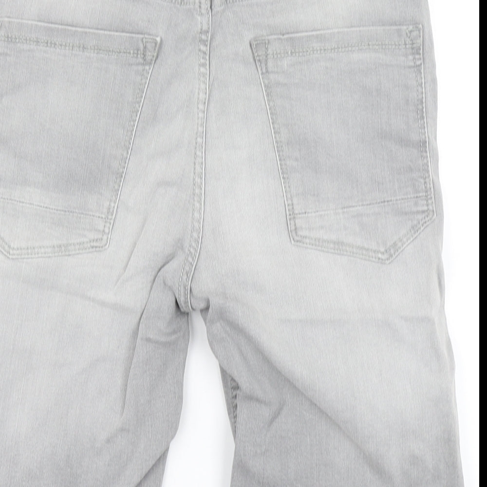 Burton Mens Grey  Denim Cargo Shorts Size 32 in