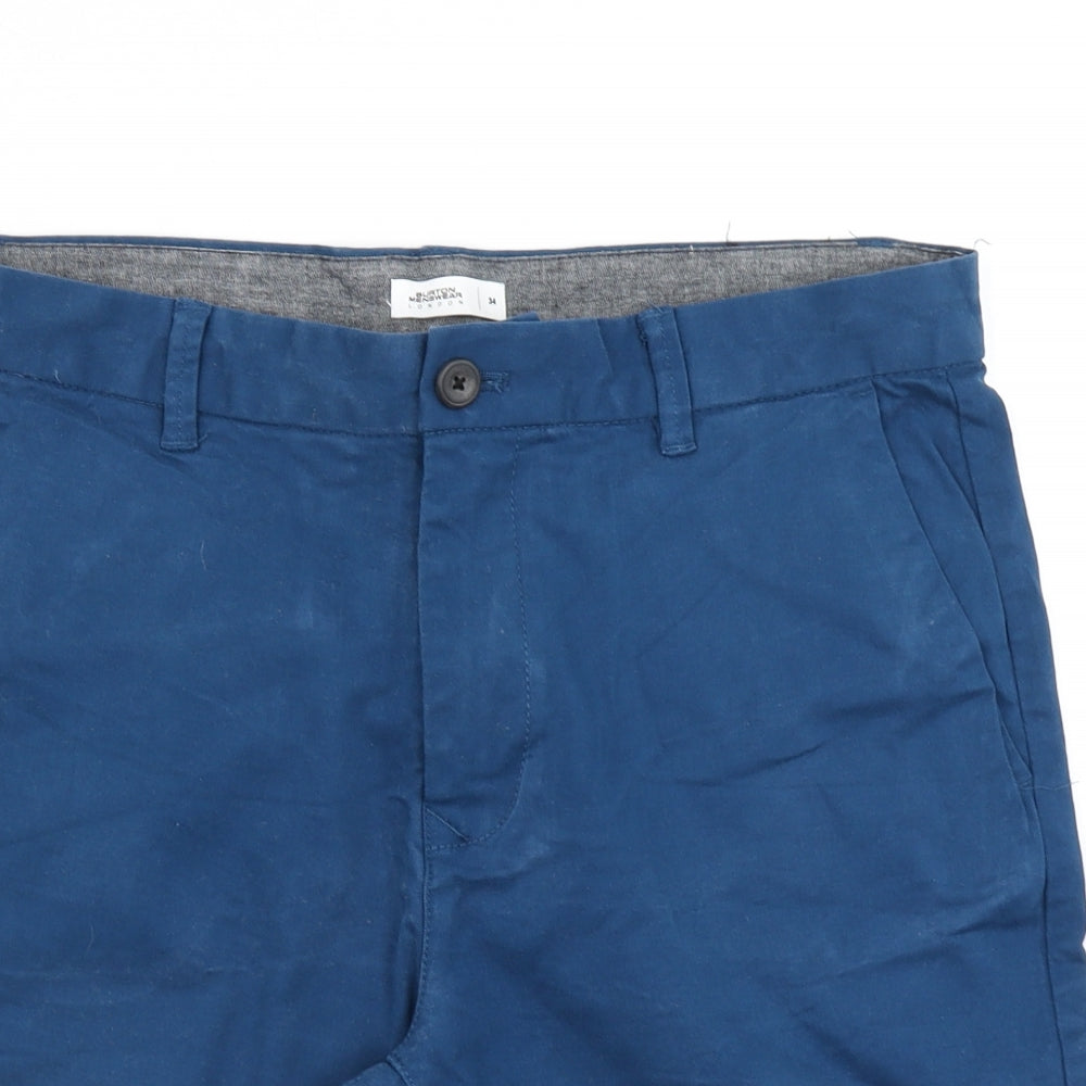 Burton Mens Blue   Chino Shorts Size 34 in