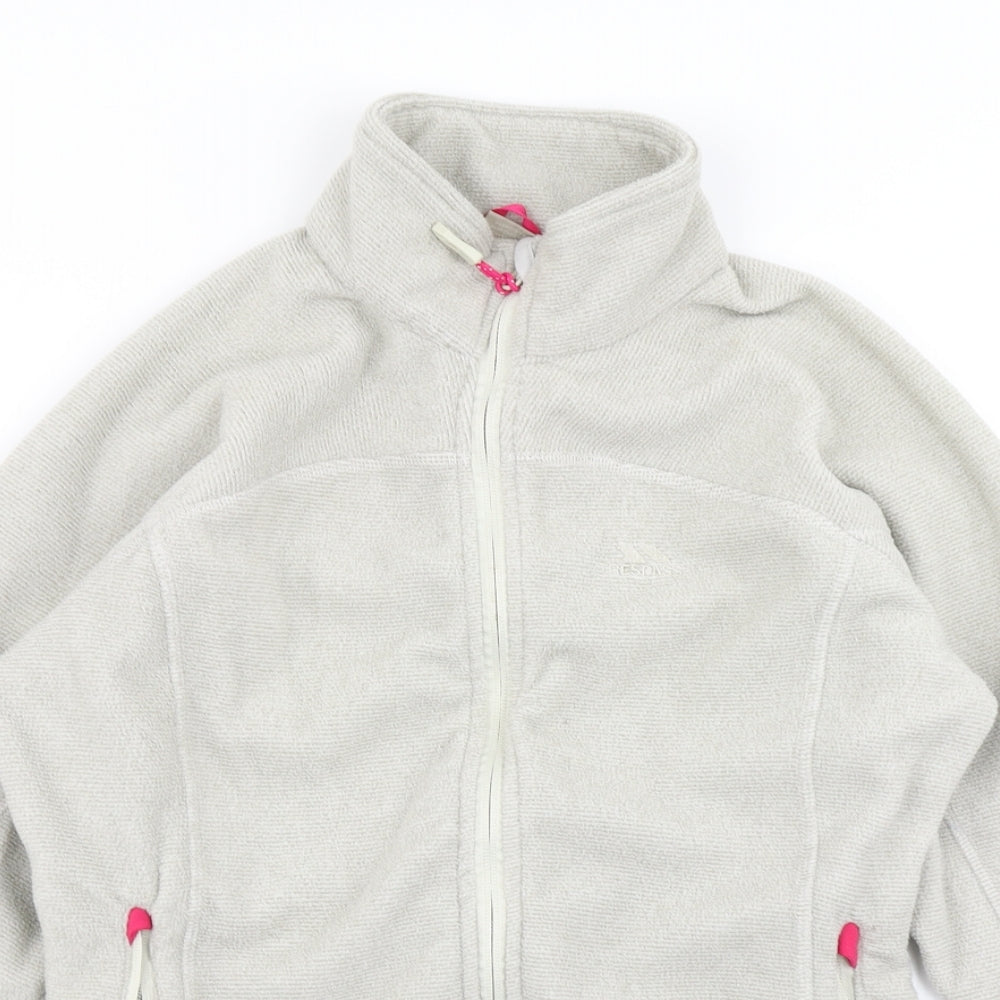 Trespass Womens Grey  Fleece Full Zip Sweatshirt Size M
