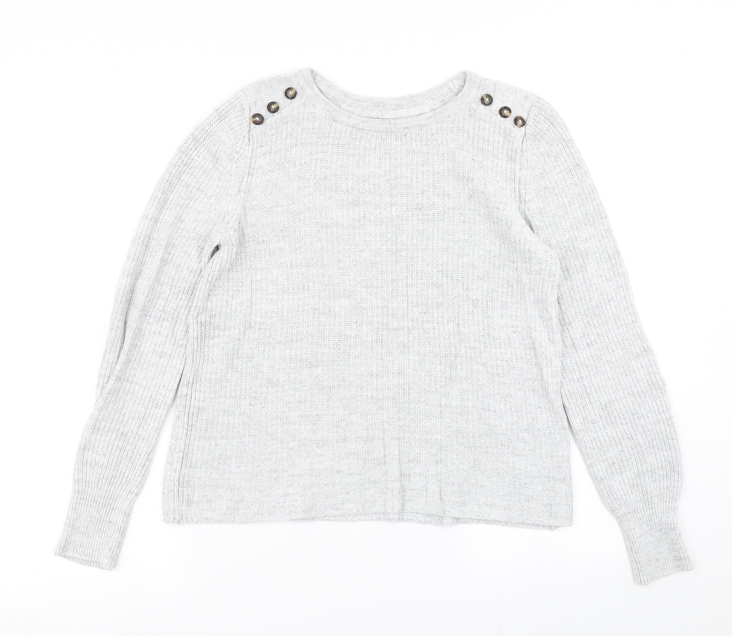 NEXT Womens Grey  Knit Pullover Jumper Size 12