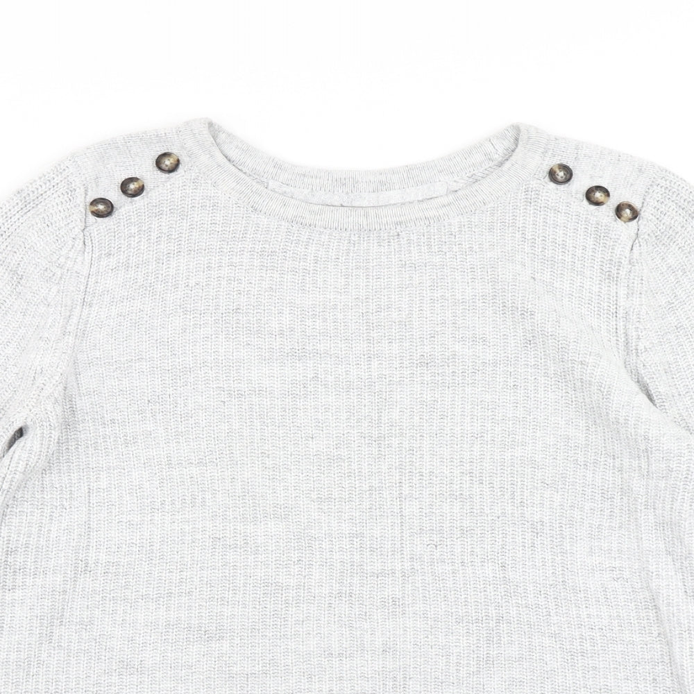 NEXT Womens Grey  Knit Pullover Jumper Size 12