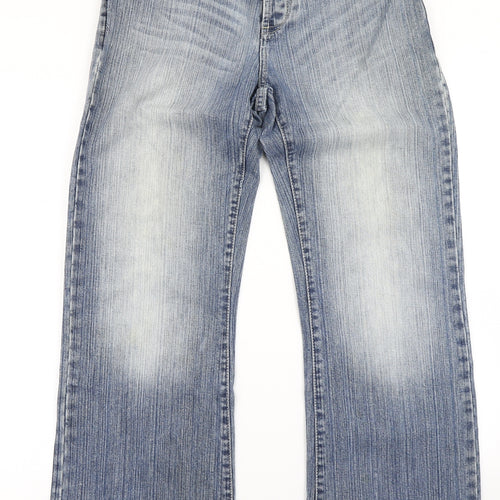 Smith & Jones Mens Blue  Denim Bootcut Jeans Size 32 in L28 in
