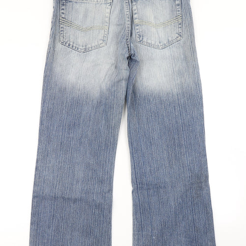 Smith & Jones Mens Blue  Denim Bootcut Jeans Size 32 in L28 in