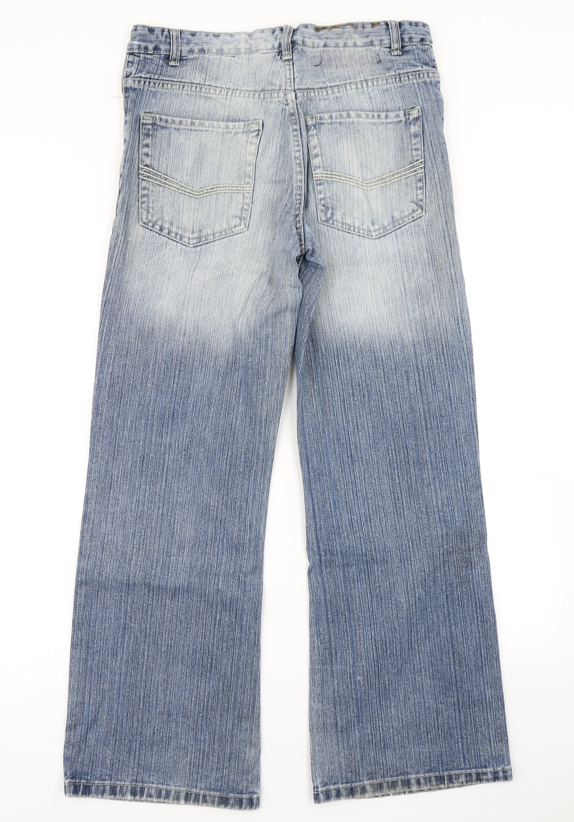 Smith & Jones Mens Blue  Denim Bootcut Jeans Size 32 in L28 in