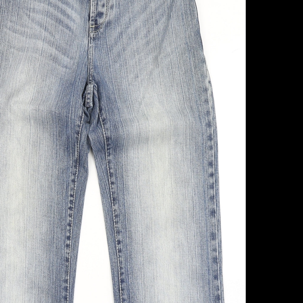 Smith & Jones Mens Blue  Denim Bootcut Jeans Size 32 in L28 in