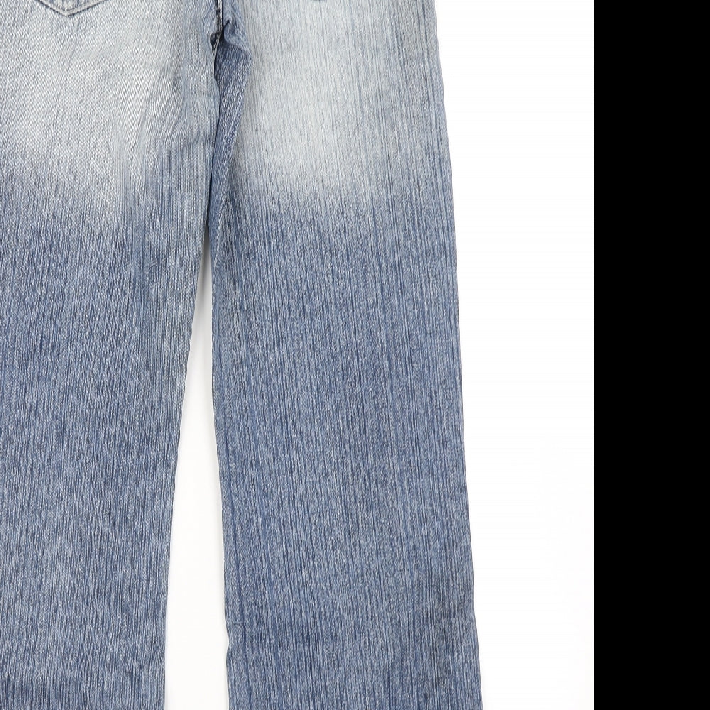 Smith & Jones Mens Blue  Denim Bootcut Jeans Size 32 in L28 in